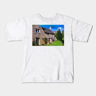 Burford Cottage Cotswolds West Oxfordshire England Kids T-Shirt